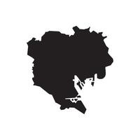 Tokyo Map Element Icon design vector