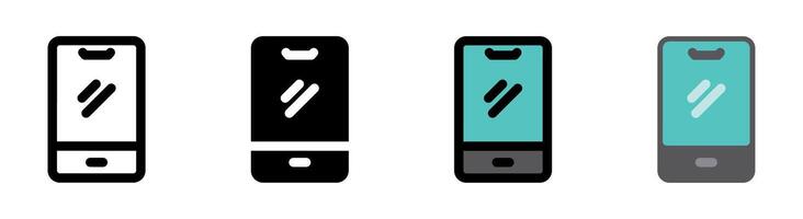 Modern and minimalist smartphone icon. Perfect for tech and communication apps. vector