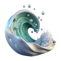 extraordinary modern Ocean Wave Crashing Cutout for Coastal Design high resolution png