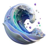 wonderful rustic Ocean Wave Crest Close Up Transparent for Detailed Graphics authentic png