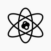 Design Illustration graphic of Molecule symbol icon with line style. Suitable for UI, mobile design, web design, etc. vector