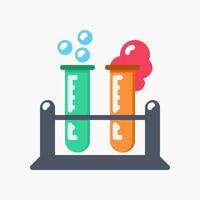 Design Illustration graphic of Test Tube icon with flat style. Suitable for UI, mobile design, web design, etc. vector
