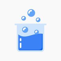 Design Illustration graphic of Beaker icon with flat style. Suitable for UI, mobile design, web design, etc. vector