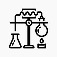 Design Illustration graphic of Gas Cylinder icon with line style. Suitable for UI, mobile design, web design, etc. vector