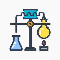 Design Illustration graphic of Gas Cylinder icon with colored line style. Suitable for UI, mobile design, web design, etc. vector