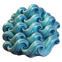 wonderful abstract Ocean Wave Pattern Tileable Isolated for Textile Design high resolution png
