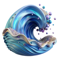 wonderful modern Ocean Wave Texture Repeating Isolated for Fabric Prints genuine png