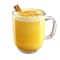 Glass of Orange Juice with Cinnamon and Cinnamon Stick png