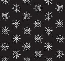 Seamless pattern of spider web vector