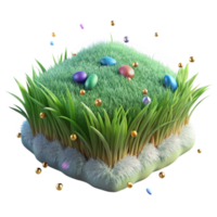 magnificent artistic Patchy Grass Texture Isolated for Realistic Terrain authentic png