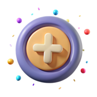 extraordinary minimalist Plus Add Button Icon Cutout for User Interface Design exclusive png