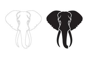 Timeless Elephant Silhouettes for Web, Apps, and Branding vector