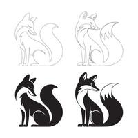 Majestic and Stylish Fox Designs for Digital and Print Use vector