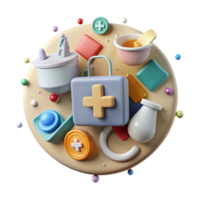 serene modern Public Health Initiatives Icon Cutout for Community Health high quality png