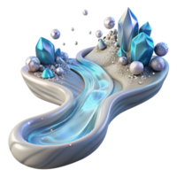 stunning traditional Pure Water Stream Flowing Transparent for Nature Design genuine png