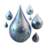 elegant abstract Raindrop Texture Water Splash Isolated for Weather Reports professional png