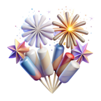extraordinary artistic Realistic Fireworks Transparent for Print Design genuine png