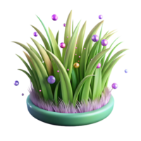 beautiful vintage Realistic Grass Isolated for Game Design authentic png