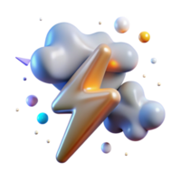 impressive abstract Realistic Lightning Transparent for Visual Effects professional png