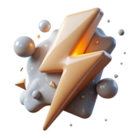 elegant abstract Realistic Lightning Strike Overlay Transparent for Photo Editing detailed png