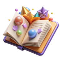 wonderful modern Recipe Book Open Pages Transparent for Food Blog Illustrations png