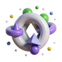 vibrant creative Recyclable Materials Symbol Mobius Loop Isolated authentic png