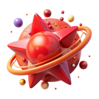 wonderful rustic Red Giant Star Expanding Outer Layers Cutout for Stellar Evolution original png