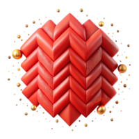 serene rustic Red Herringbone Abstract Pattern Isolated for Graphic Design Elements high quality png