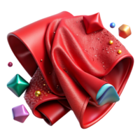impressive rustic Red Leather Fabric Transparent for Fashion Design high resolution png