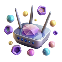 beautiful creative Router Internet Connection Wifi Transparent for Network Technology genuine png