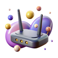 dramatic modern Router Wireless Network Connectivity Isolated for Internet Tech original png