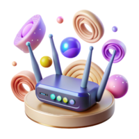 impressive creative Router Internet Connection Wifi Transparent for Network Technology original png