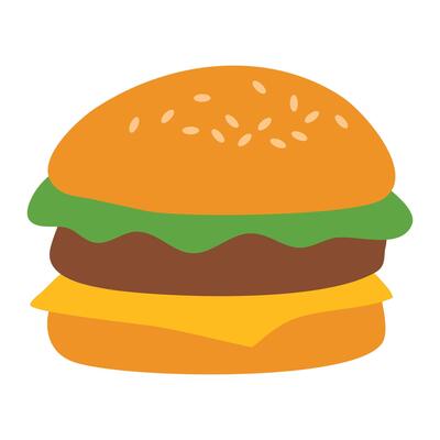 National Hamburger Day Sticker illustration