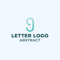 Modern Abstract letter g Logo template. Corporate Flat logo design. Minimal symbol Shape with cool color scheme. vector