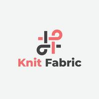 Fabric Logo Design. Modern Abstract Logo. Corporate Cloth Flat logo design template. Minimal symbol Shape with cool color scheme. vector