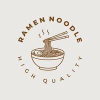 Noodle Logo is a professional design that appeals to businesses of all sizes. vector