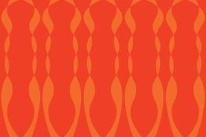 Abstract orange background with seamless repeating shapes element on it banner. vector