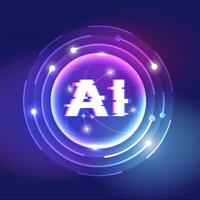 artificial intelligence AI vector