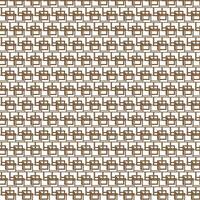 A seamless geometric pattern with stacked brown checkered lines, forming a modern and abstract repetitive design vector
