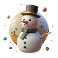 serene rustic Snowman Carrot Nose Coal Buttons Cutout for Winter Art high quality png