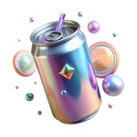 impressive modern Soda Can Carbonated Drink Transparent for Fast Food Menus original png