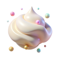 magnificent modern Soft Cream Gradient Isolated for Social Media Graphics detailed png