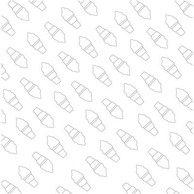 Line art of pattern ice cream cone