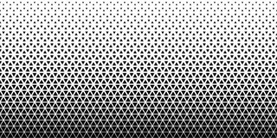 Black and white geometric triangle pattern vector