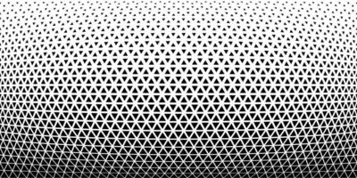 Curved triangular pattern with monochrome gradient vector