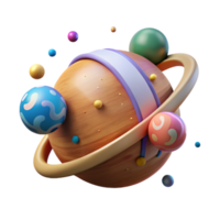 serene rustic Solar System Planets Orbit Isolated for Educational Resources high quality png
