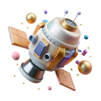stunning abstract Spacecraft Docking Mechanism Cutout for Technical Diagrams professional png