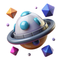 magnificent modern Spacecraft Icon Set Isolated for User Interface high resolution png
