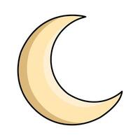 A Crescent Moon vector