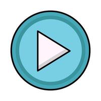 Simple Play button vector